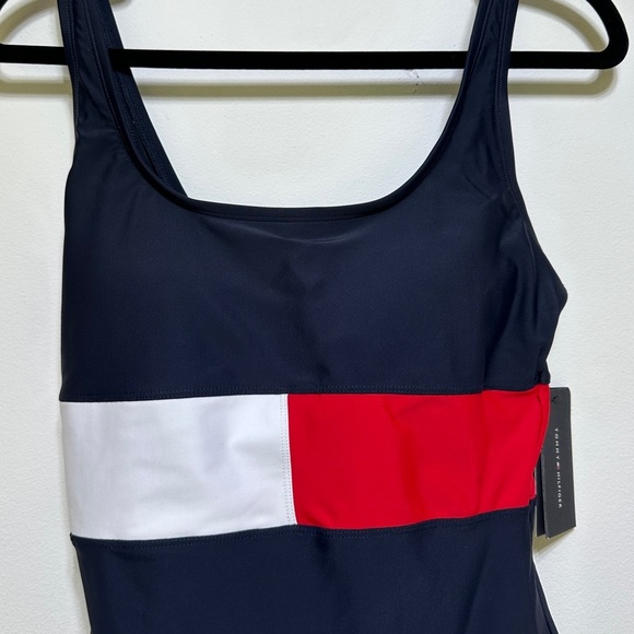 Tommy Hilfiger | Colorblock One-Piece Swimsuit - Picture 4 of 5